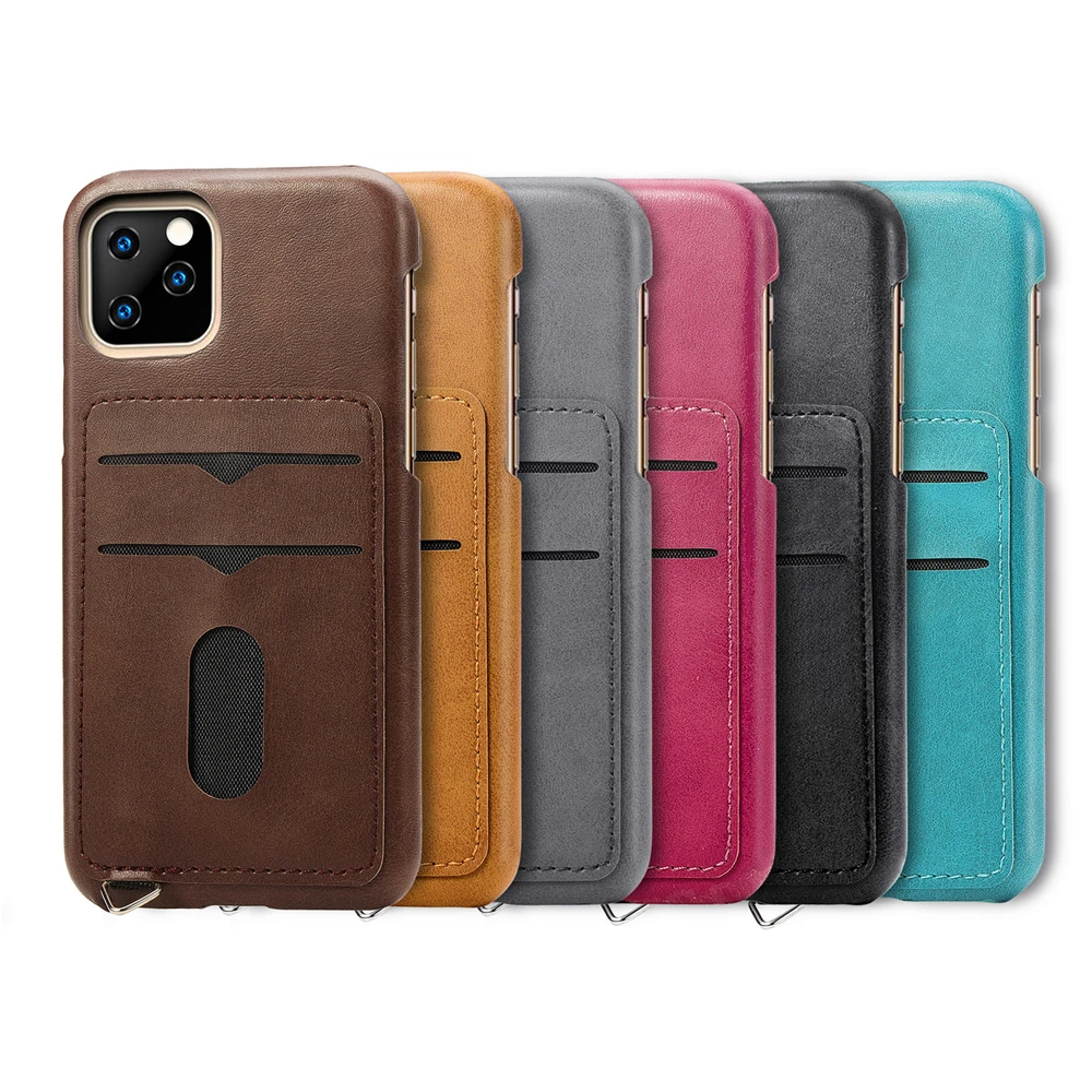 Для iPhone 11/11 Pro/11 Pro Max чехол для задней панели Тонкий из искусственной кожи Жесткий