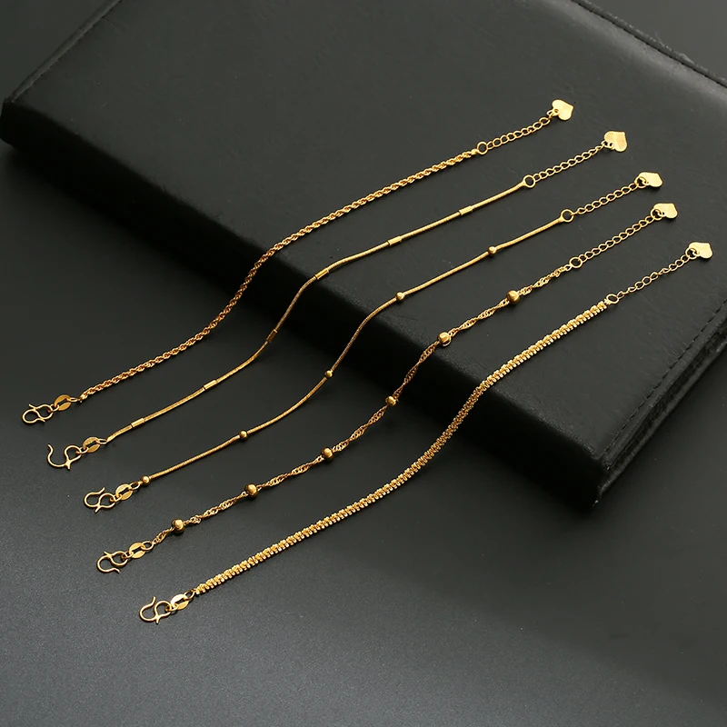 Браслет-цепочка с медным покрытием для мужчин и женщин регулируемый