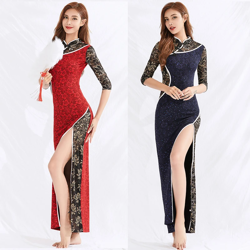 Новое платье для латинских танцев взрослых новая сценическая одежда кружевное