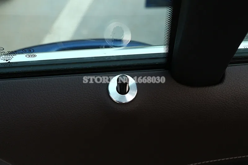 

Inner Door Lock Pin Pins Cover Trim 4pcs For Mercedes-Benz GLC X253 2015-2021 Car accesories interior Car decoration