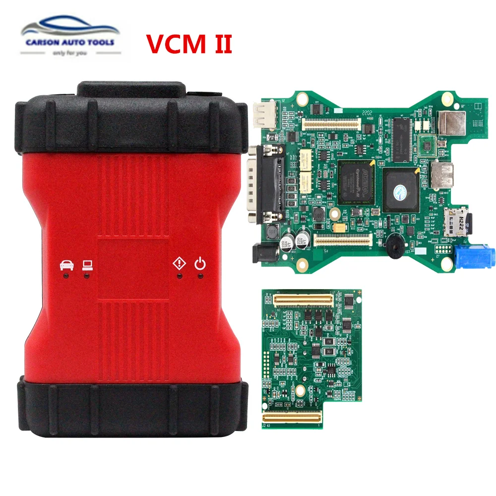 Newest FULL CHIP VCM 2 Dianostic Scanner Multi-Language VCM2 IDS V101 Diagnostic Tool VCM II VCMII OBD2 Scanner For Frd/M-azda