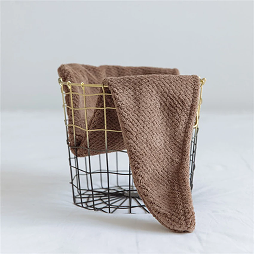 Шапочка для сухих волос из микрофибры Полиэстеровая ткань с геометрическим