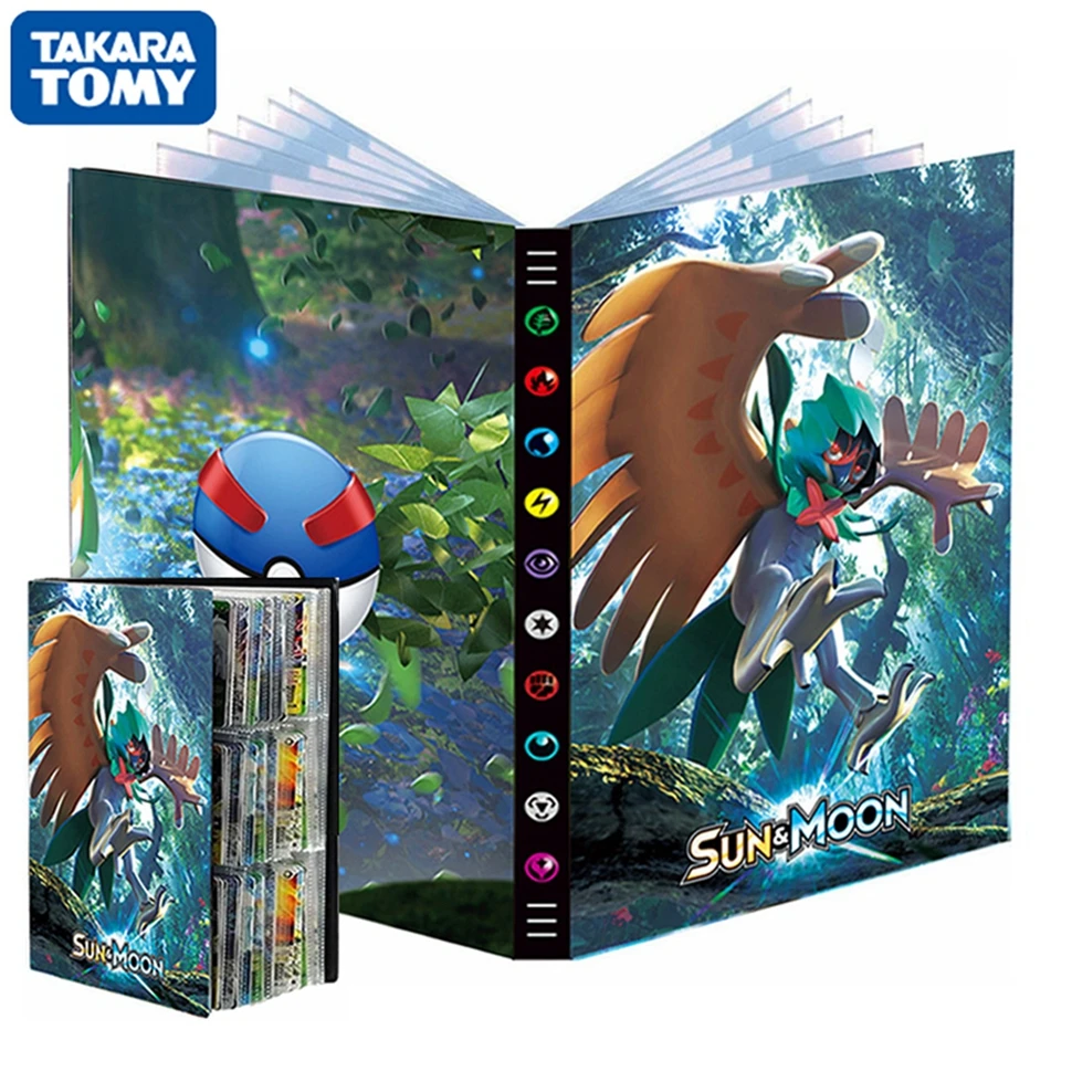 

9 Pocket 432 Cards Album Pokemon Collection Book Anime Display Livre Pokémon Binder Playing Game Map Holder List Folder Kid Toy