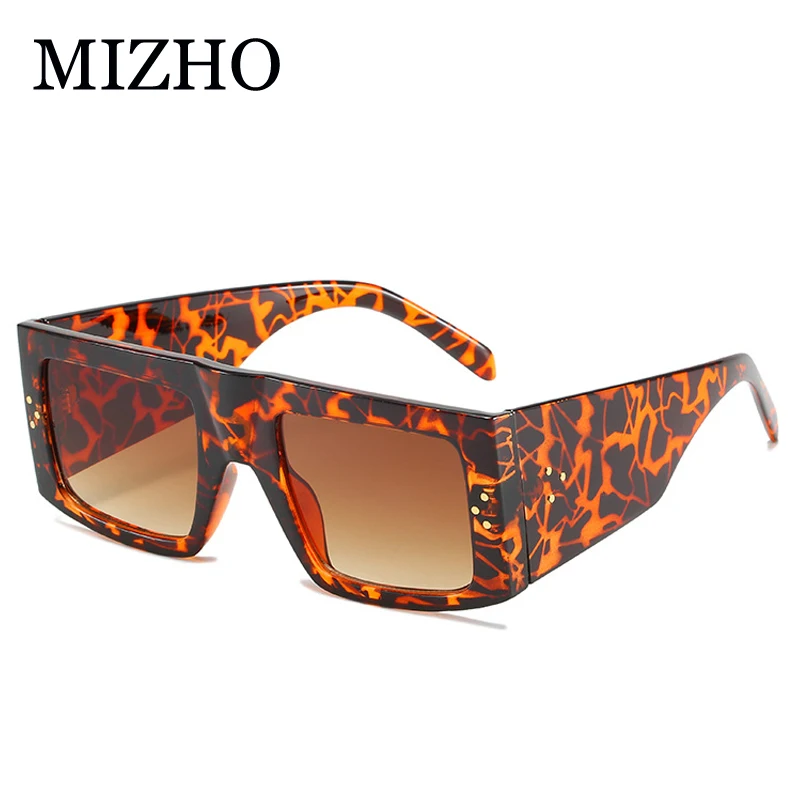 

MIZHO New Fashion Cool Square Style Women Rectangle Men Sunglasses Vintage Retro Dots Brand Design Sun Glasses Oculos De Sol