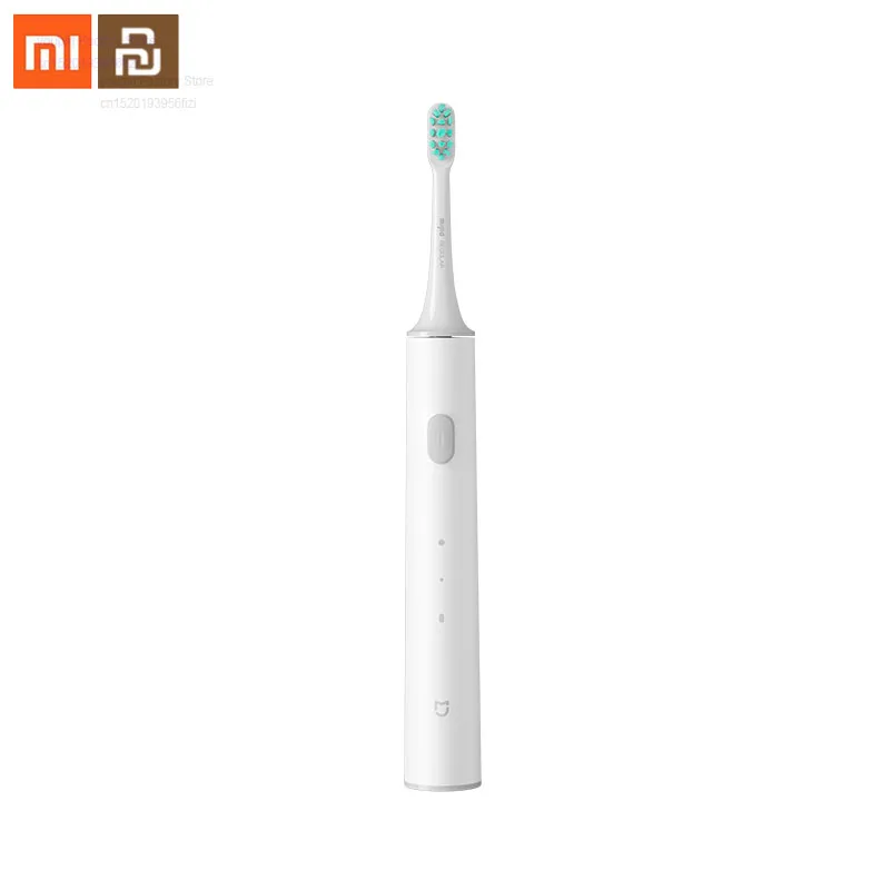 Оригинальная Xiaomi Mijia звуковая электрическая зубная щетка T300 перезаряжаемая Водонепроницаемая головка Сменная головка щетки умная звуковая зубная щетка