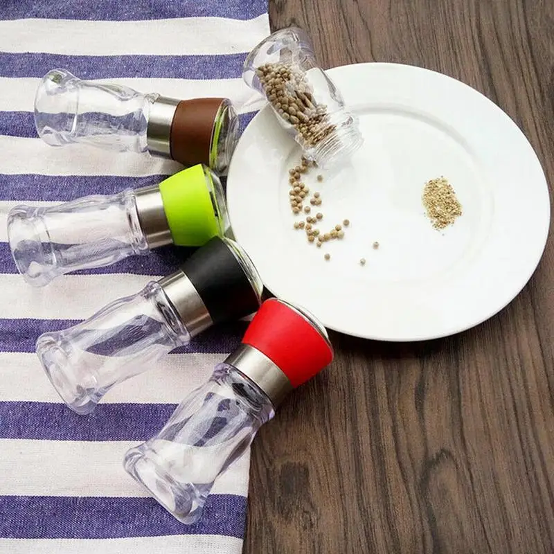 Удобная ручная мельница для соли и перца измельчитель приправ кухонный