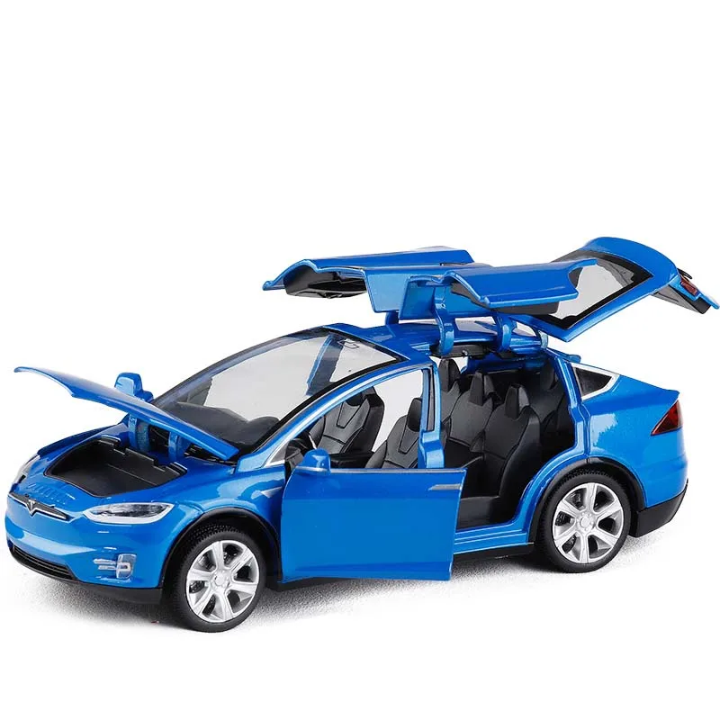 Модель X Tesla 1:32 модель S из сплава автомобиля литой игрушечный автомобиль