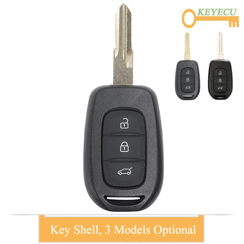 KEYECU 10 шт. пульт дистанционного управления автомобильный ключ чехол для Renault Duster