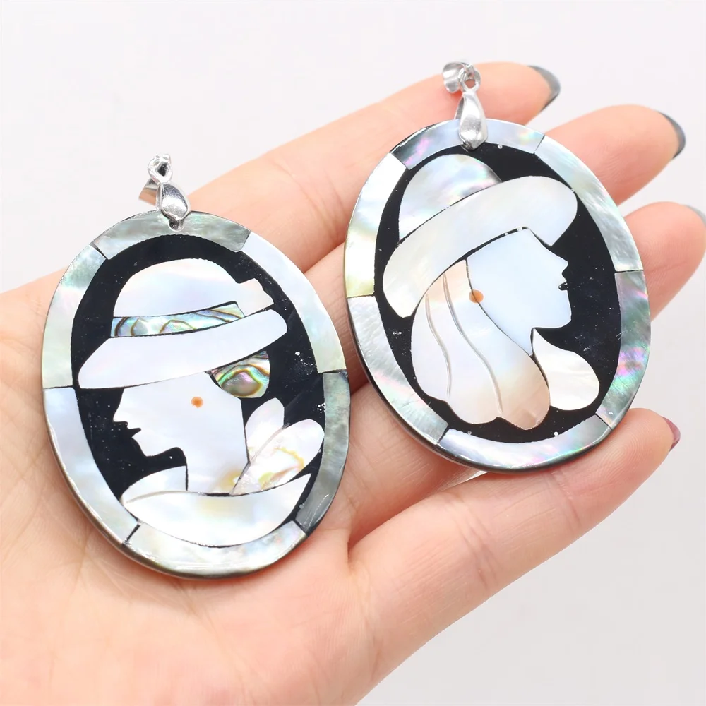 

New Style Natural Shell Beauty Pendant Charms For Jewelry Making DIY Necklace Anklet Accessory