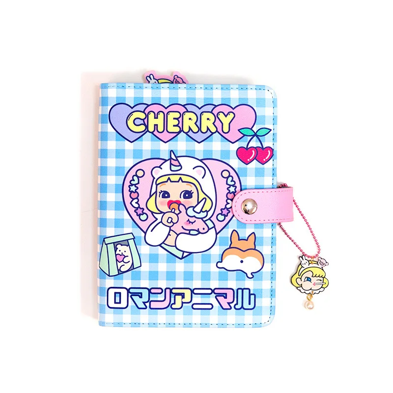 Style One Cherry Kawaii A6 Дневник записная книжка и пулевидный журнал милый ежедневник Органайзер кольцо Еженедельный Спиральный Блокнот Книга для путешествий - Цвет: Style One Cherry