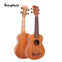 rosefinch 23 inch soprano ukulele guitar mahogany sapele wood rosewood 4 strings hawaiian mini guitar for beginner uk101