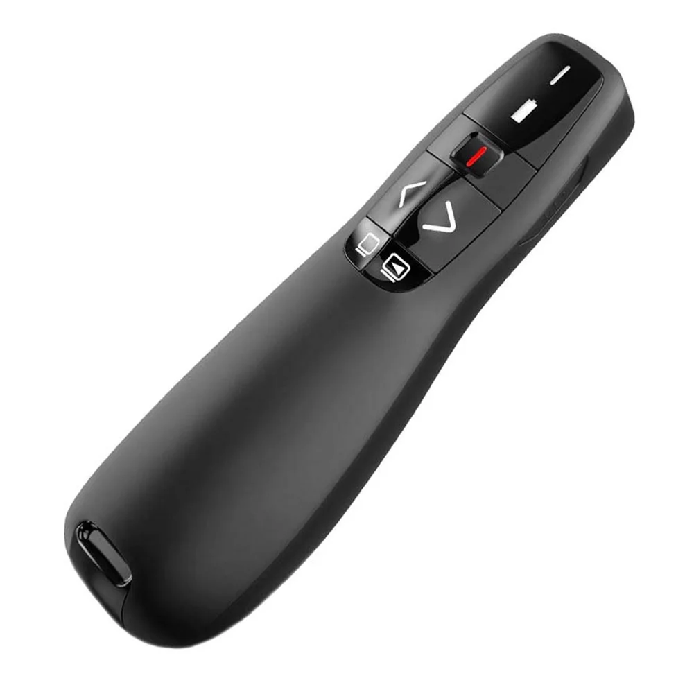 

R400 2.4Ghz USB Wireless Presenter Pen Pointer PPT Remote Control with Red Laser Pointer for PowerPoint Presentation For Office