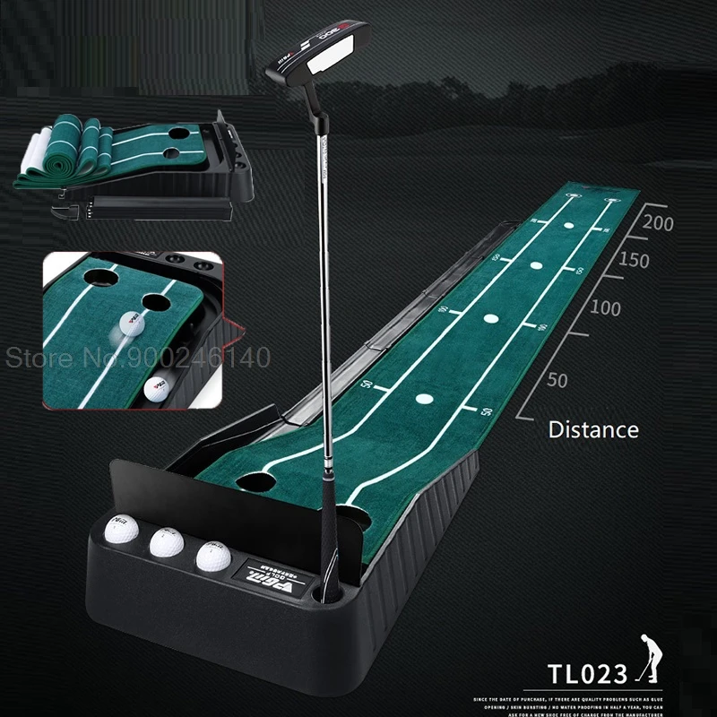 Online 2021 Pgm 3m Golf Vuruş Mat Golf Atıcı Eğitmen Yeşil Atıcı Halı Uygulama Seti Mini Golf Vuruş Yeşil Fairway Eğitim Yardımları