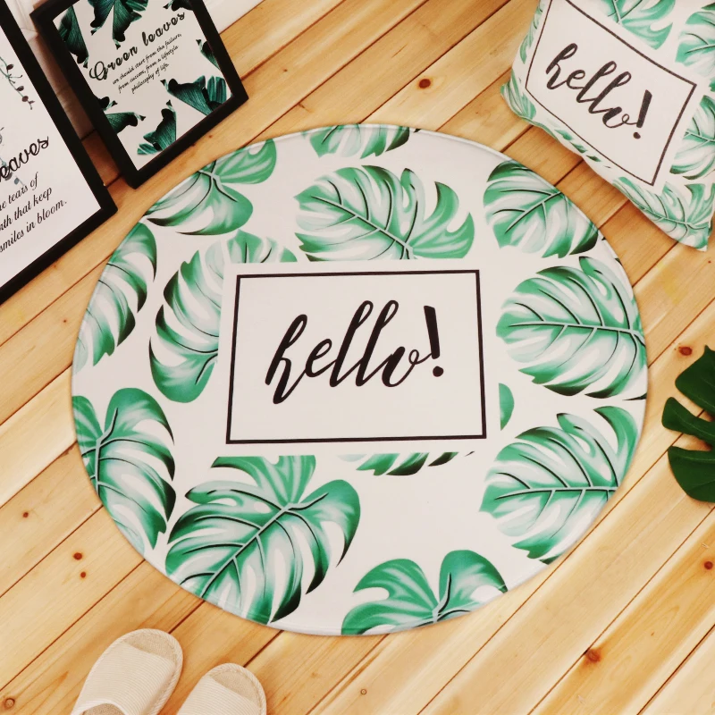 Постельные принадлежности круглый ковер с изображением животных из