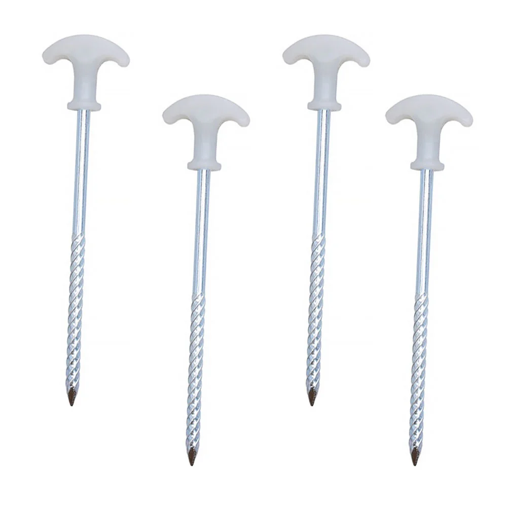 

4 шт. стойки для палатки из нержавеющей стали, портативные наземные гвозди для палатки