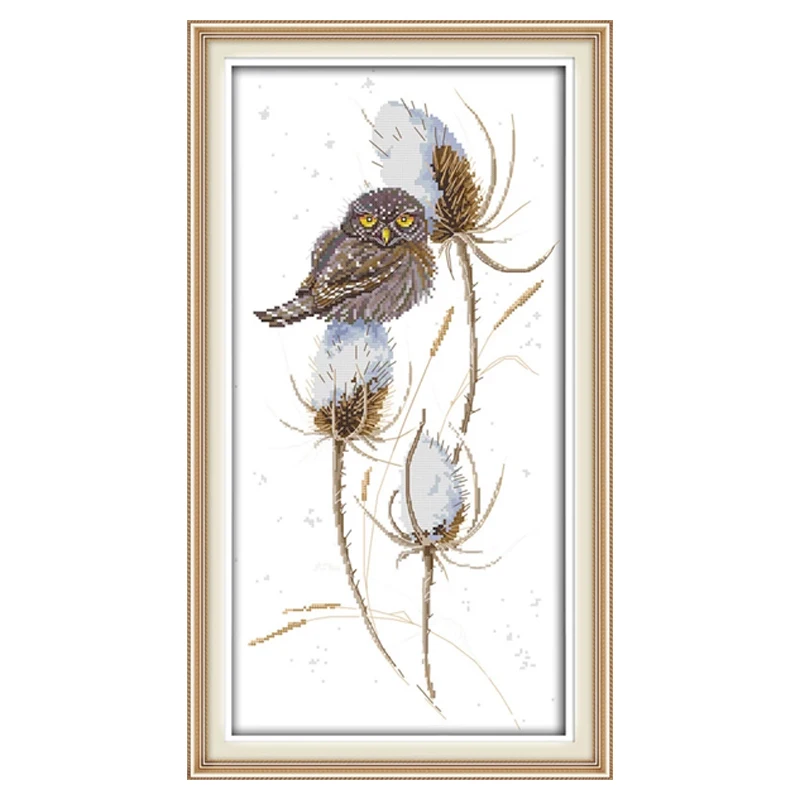 Птица в Вышивка &quotснег&quot с изображением китайских наборы для вышивки крестом