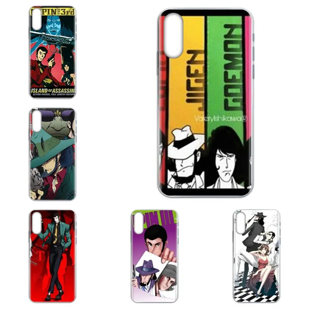 Тонкие чехлы с мультипликационным изображением Lupin Iii 2 для Apple iPhone 4 4S 5 5C 5S SE SE2 6 6S 7 8