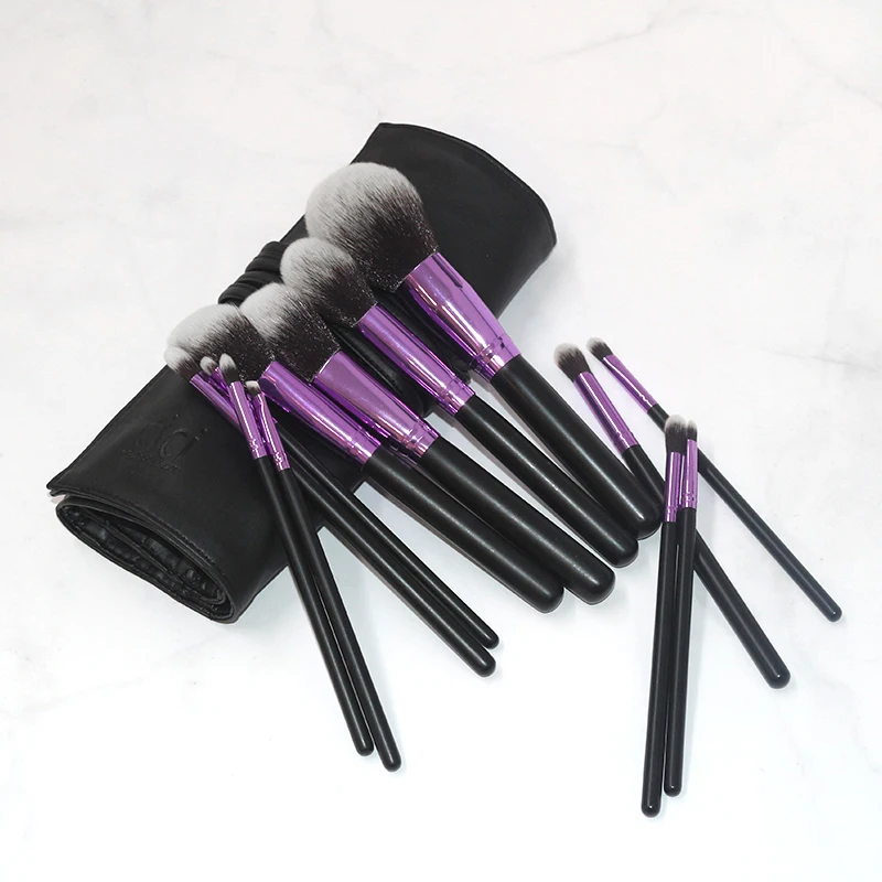 Набор профессиональных кистей для макияжа кисточки нанесения теней век с