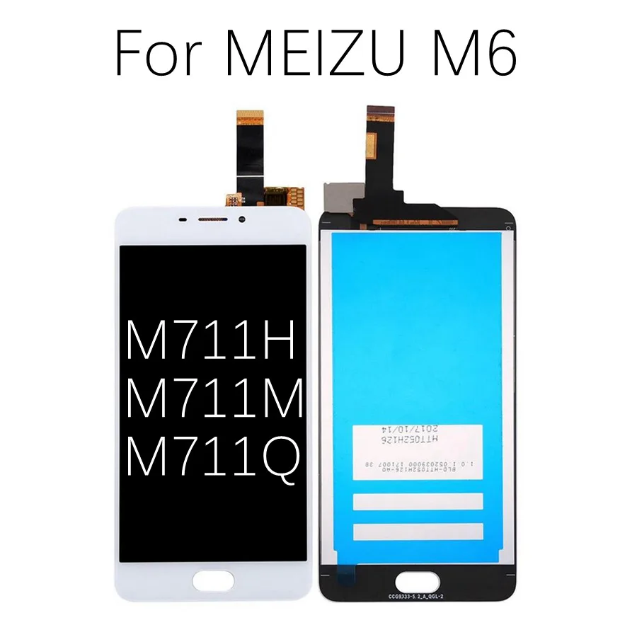 ЖК дисплей для Meizu M6T дигитайзер сенсорного экрана 6T M811Q M6 M712H M712Q MEIZU M6S экран M711H M711M