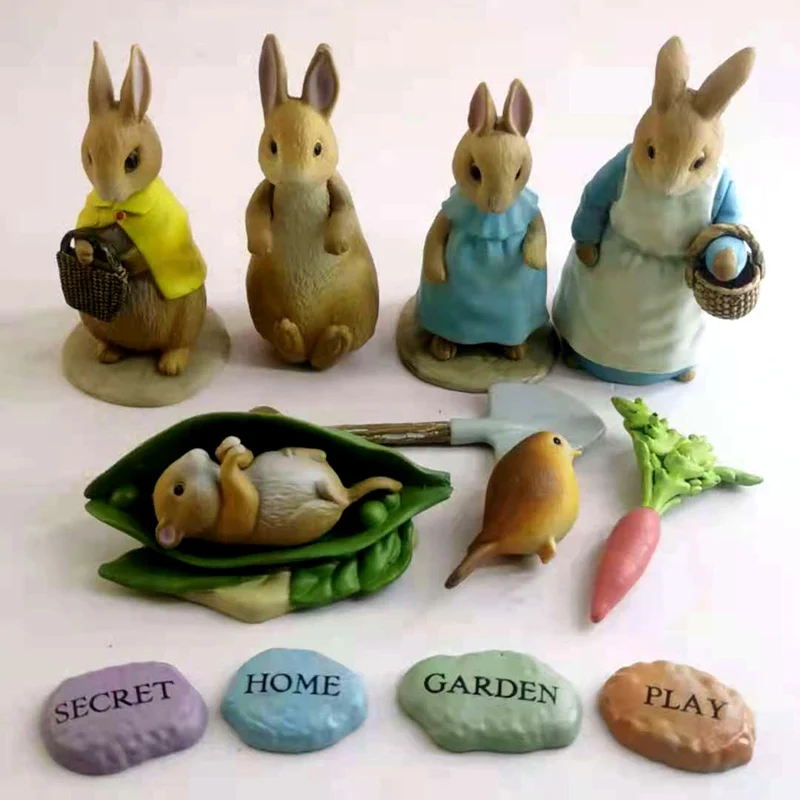 Фигурка садовая Beatrix Поттер Питер питомцы украшение для сада 6 10 см|Трансформеры и