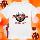 Мужская футболка с эмблемой рок, рок-н-кафе с украшением в виде кристаллов рубашка с озером женская футболка