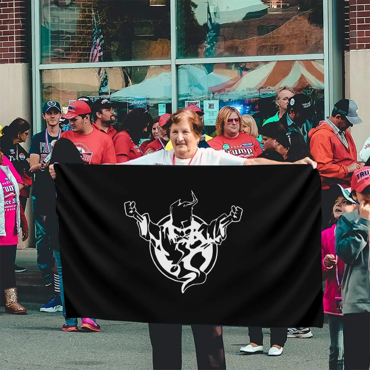 

Thunderdome 1281 Pride Flag Printed Gift Banner Home Outdoor Flags Lesbian Chile Flag Lgbt Accessories