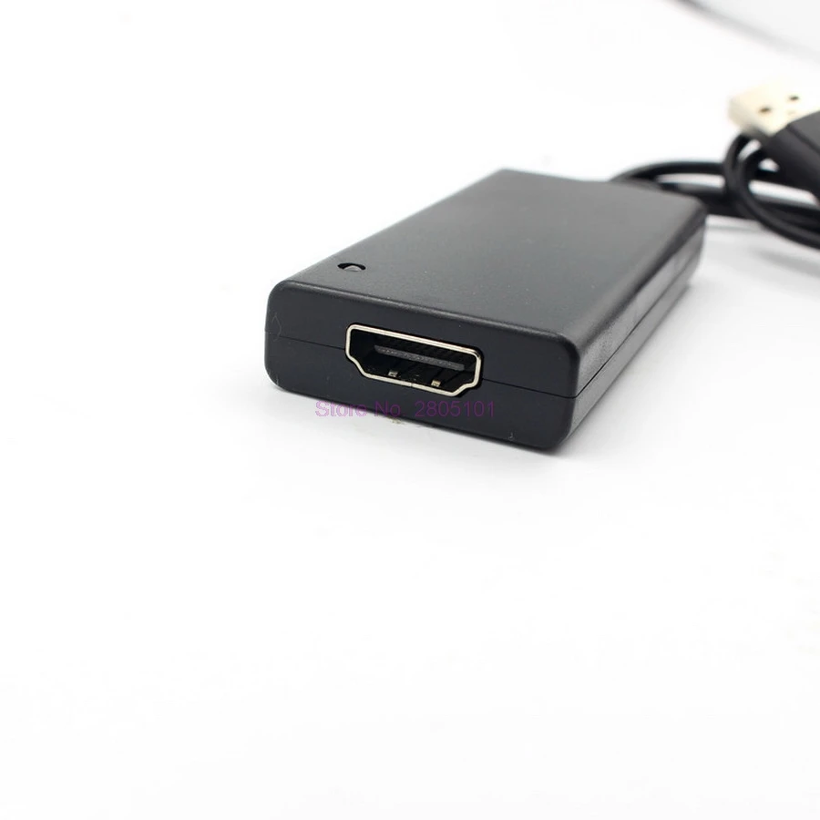 Dhl или fedex 50 шт. VGA к HDMI с кабелем конвертера Auido VGA2HDMI USB звуковой IC и адаптером