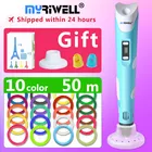 myriwell3d ручка для рисования3д ручка для рисования пластиком 3д ручка3d pen 3d pens Лучший подарок для детей DIY 3 д ручка3дтриде ручка3 d ручка3Д РУЧКАstylo 3dручка самая дешовая Высокое качество 3д ручку3d РУЧКА3Д