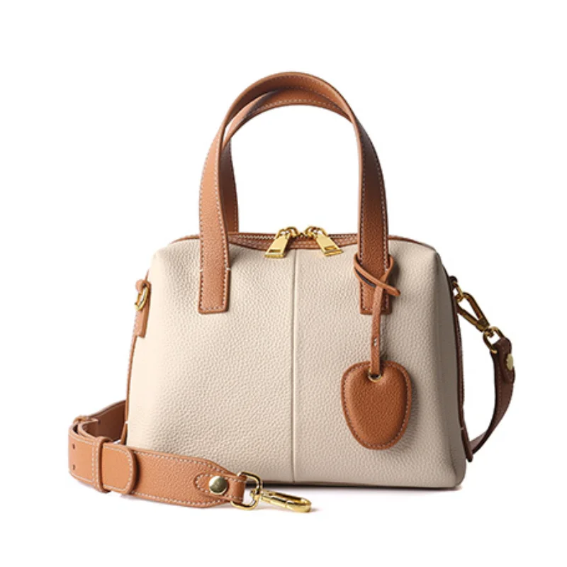 

2021 100% Genuine Leather Soft HandBag Pillow Bag High Quality Fashion Simple Luxury Brand Women's Small Square Shoulder Bag