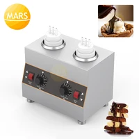 commercial sauce bottle warmer stainless steel topping dispenser melter electric hot cheese chocolate soy sauce heating machine