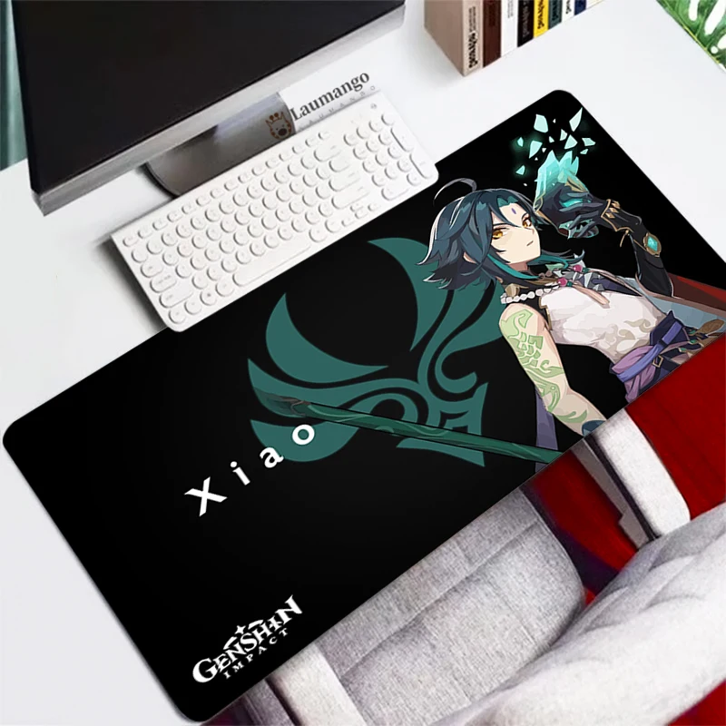 

Girl Genshin Impact Anime Mouse Pad Kawaii Accessories Mousepad Gamer Rug Gaming Pc Gamer Full Barato Table Pads For Office