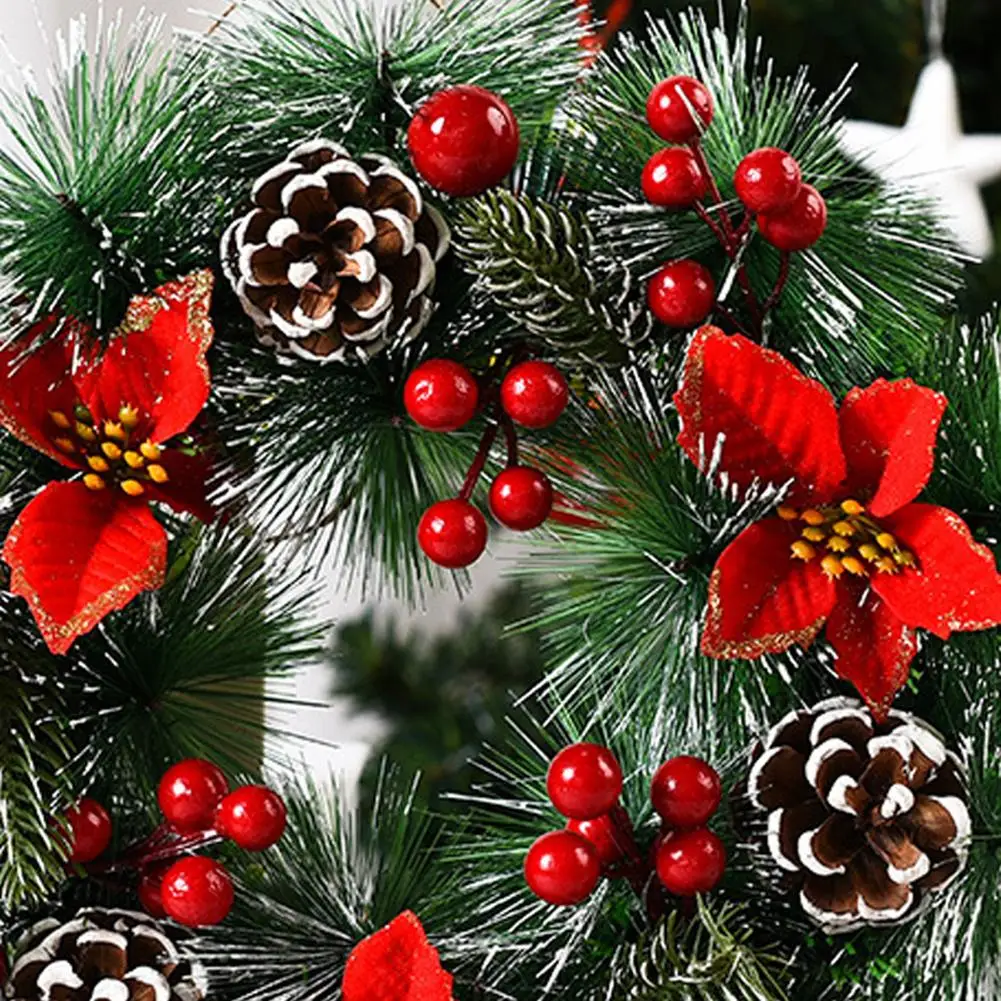 Имитация дверного венка ручной работы из ротанга гирлянда кулон торговый центр