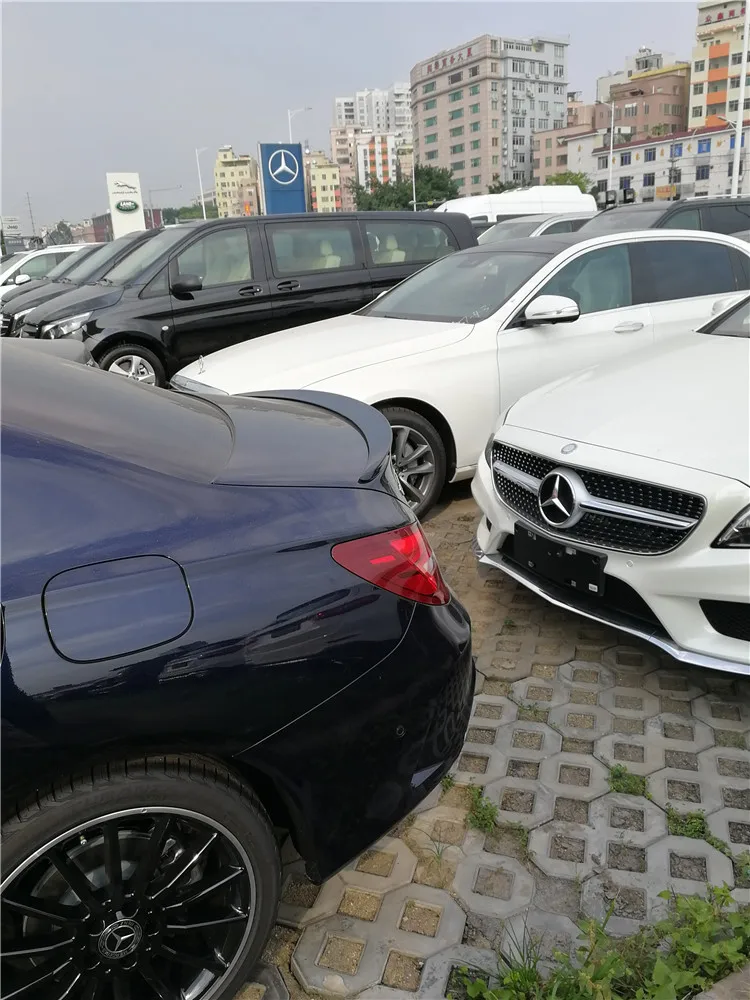 Для 2014-2017 Mercedes-Benz W117 CLA 260 220 200 180 спойлер на крыше ABS Материал заднее крыло