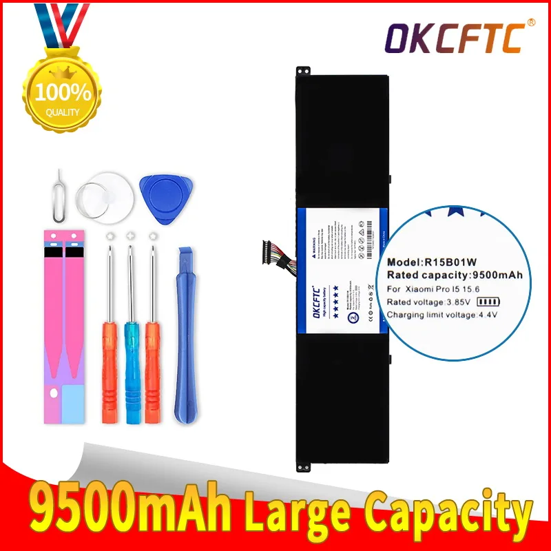OKCFTC 9500mAh R15B01W New Laptop Battery For Xiaomi Pro 15.6" Series Notebook 7.6V  60.04WH