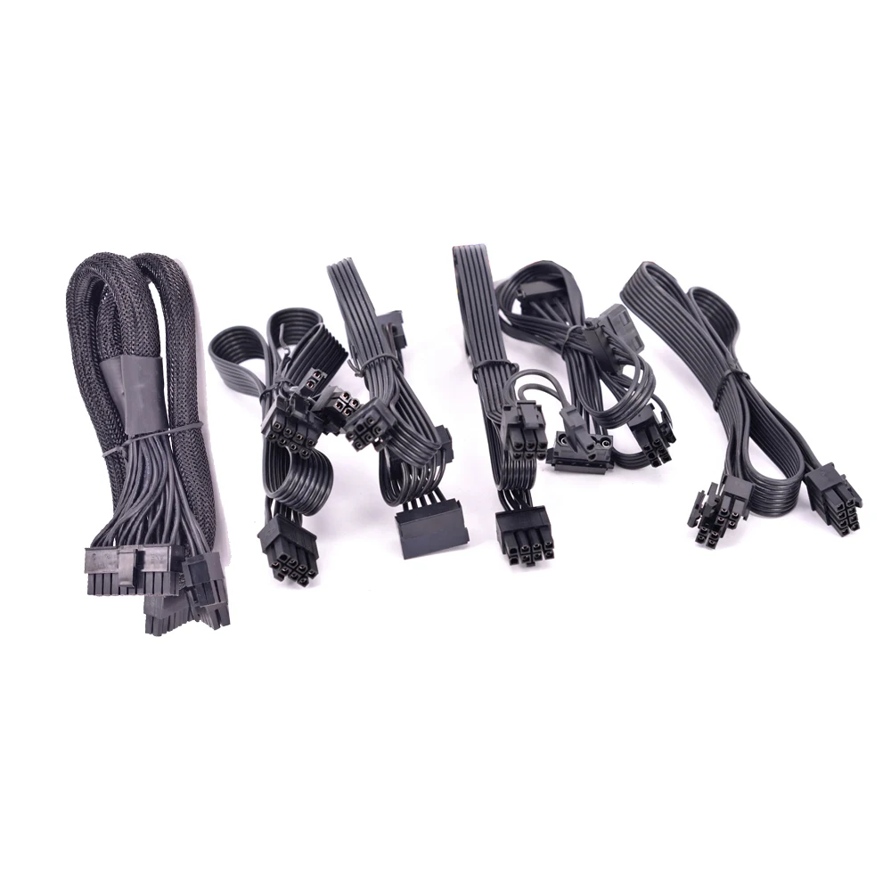 

For Cooler Master MWE Gold 750 650 550 Full Modular PCI-e 6 Pin 6+2 Pin 8 Pin 5 Pin Peripheral 4 Pin SATA Power Supply Cable
