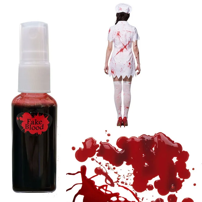 30 мл Хэллоуин Cos ультра реалистичные Поддельные крови спрей вечерние макияж