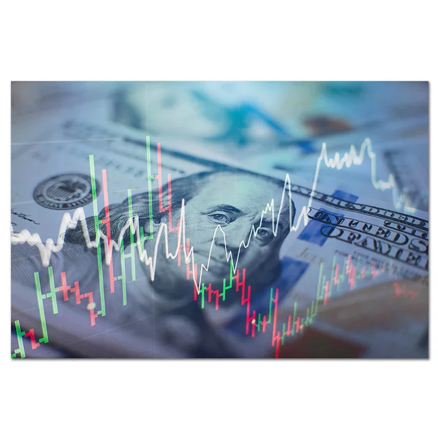 

Dollar Money Line Poster Home Wall Canvas Painting Home Decoration for Bedroom Living Room Frameless Style Can Be Customized