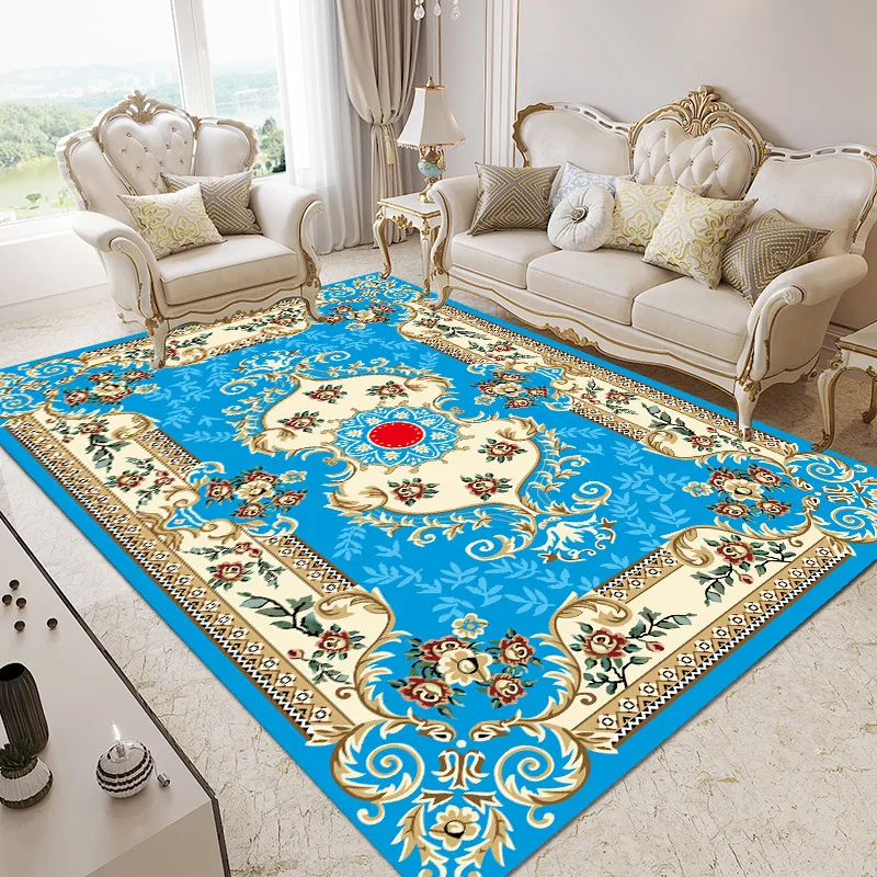 

European living room carpet Sofa coffee table bedroom large carpet Persian carpet mat