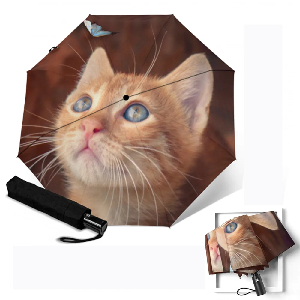 Автоматический зонт для путешествий деловой с 8 УФ-защитой | Дом и сад