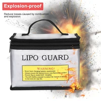 lipo safe bag fireproof explosion proof lipo battery storage and charging bag portable double zippers safety storage guard fire