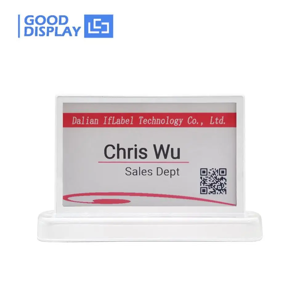 

7.5 inch E-nameplate electronic meeting system wireless Bluetooth NFC e-paper display
