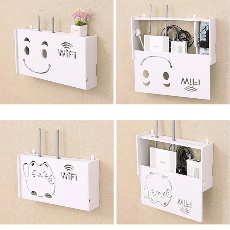 Беспроводная настенная полка из ПВХ с Wi Fi|Коробки и ящики для хранения| |