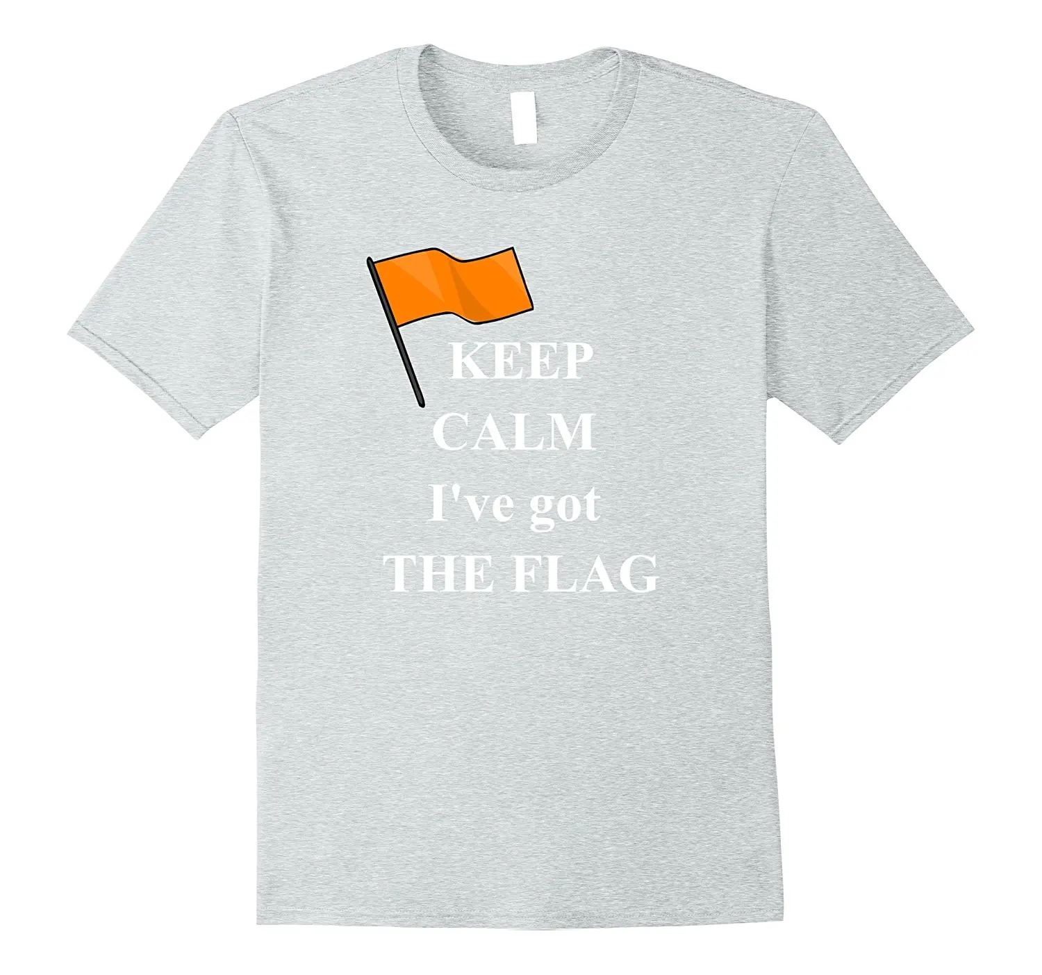 

Keep Calm Orange Flag Safety Boating Water Skies TshirtCotton Men T-Shirts Classical Top Tee