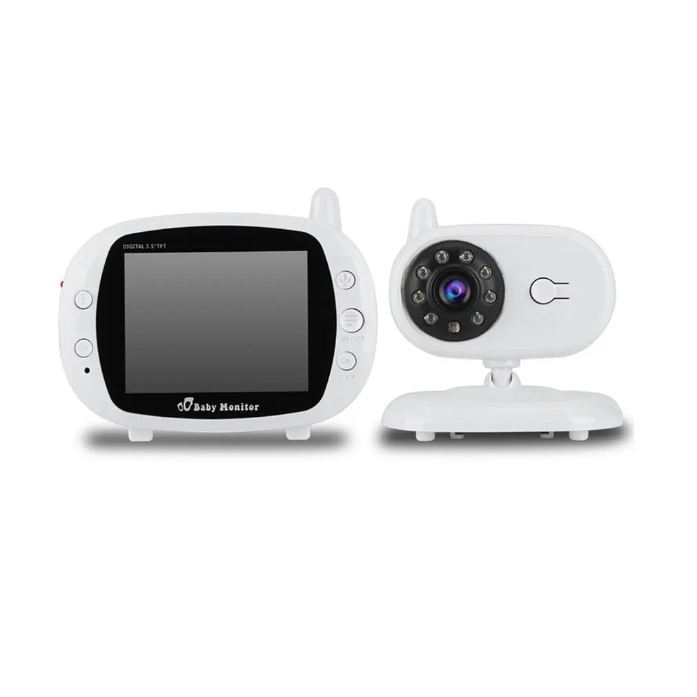 

3.5 inch Wireless Video Color Baby Monitor High Resolution Baby Nanny Security Camera Night Vision Temperature Monitoring