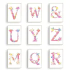 Алмазная 5D картина сделай сам с буквами в скандинавском стиле, алмазная вышивка крестиком, мозаика для творчества, подарок на день рождения для мальчика и девочки, декор для стен комнаты