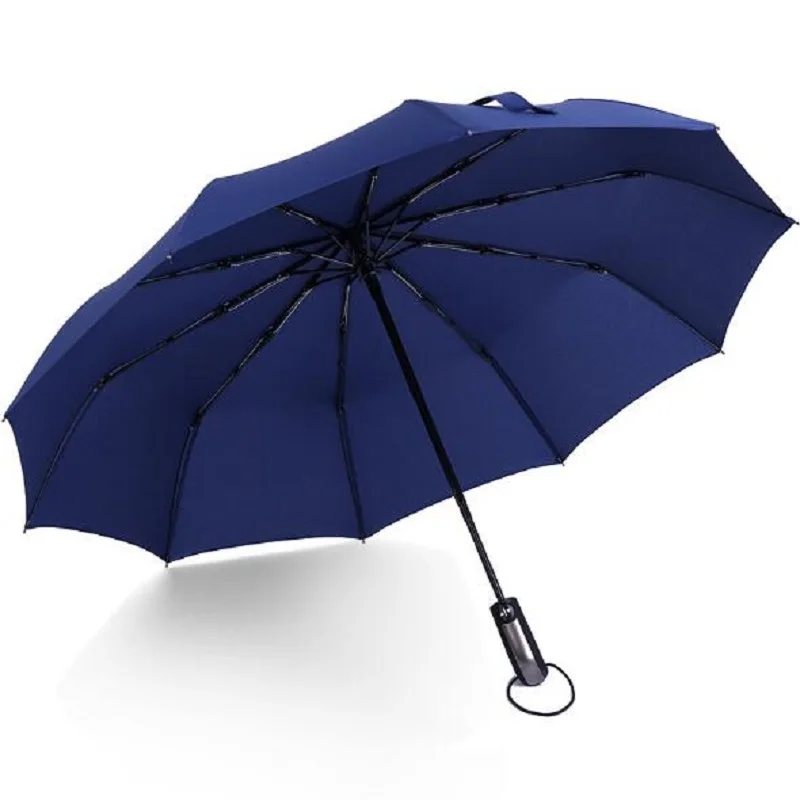 Прочный Ветрозащитный Мужской Зонт 9K полностью автоматический ветрозащитный