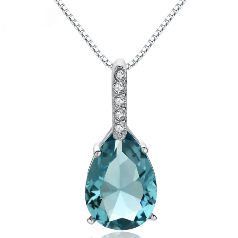 Романтическое ожерелье с подвеской в виде груши для женщин очаровательное