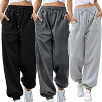 women pants black jogging sweatpants women for pants baggy sports pants gray jogger high waist sweat casual trousers for female
