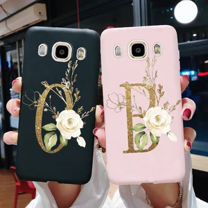 Чехол для Samsung J3, J7, J5 2016, ТПУ, матовый, с милыми буквами, мягкий силиконовый чехол для Samsung Galaxy J3, J5, J7 2016, 2015