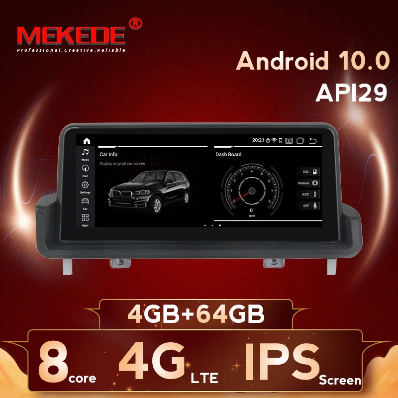 MEKEDE IPS экран 4 + 64 ГБ android 10 0 автомобильный DVD мультимедийный плеер для BMW 3 серии E90 E91